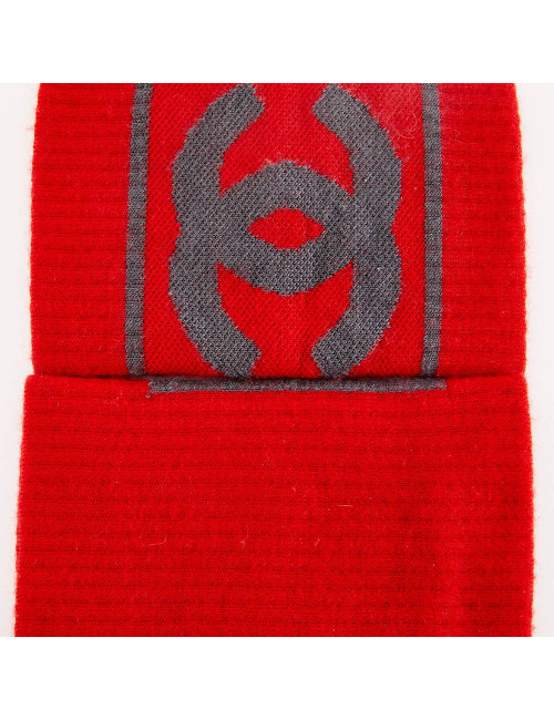 Protège-poignets CHANEL laine rouge