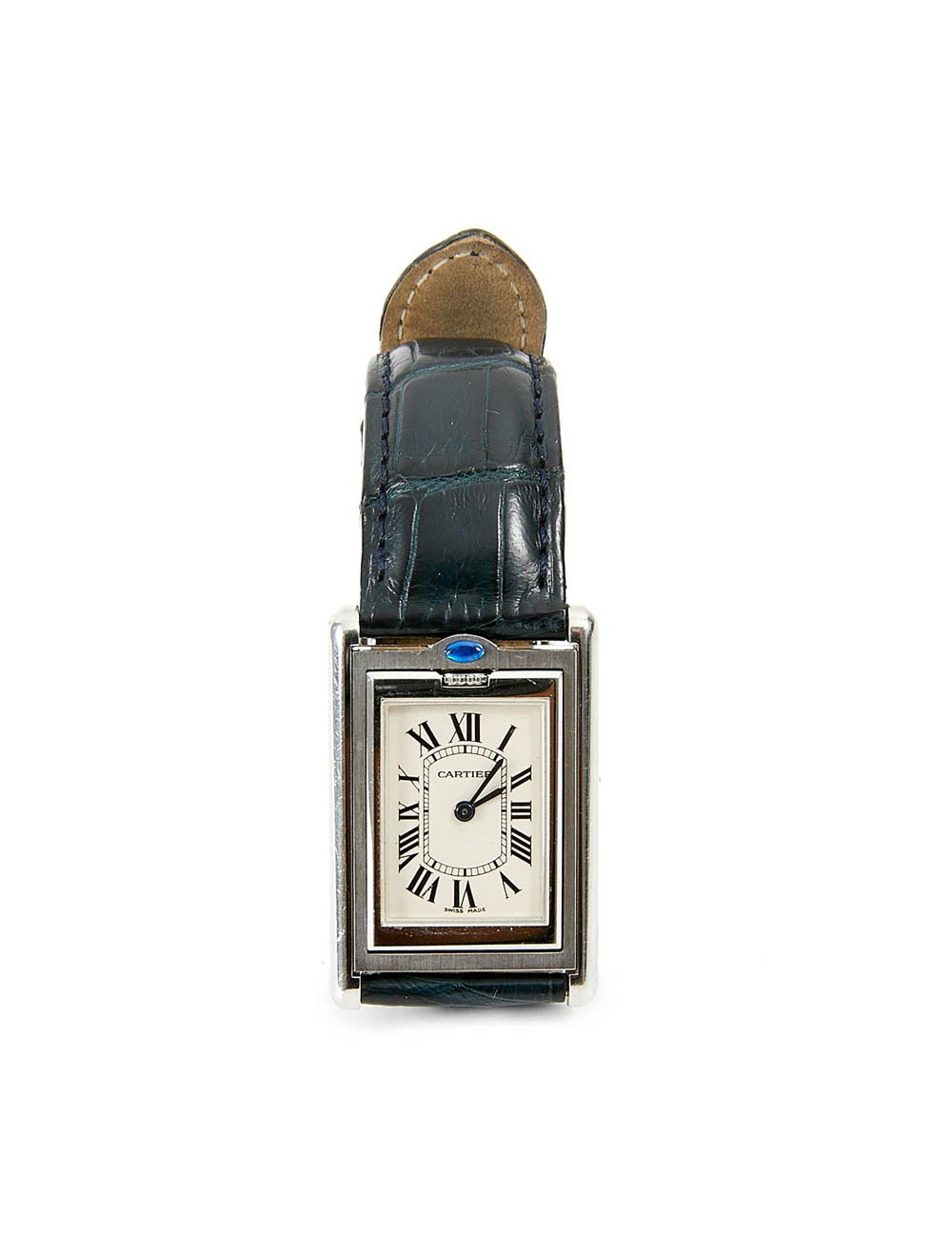 Montre TANK basculante CARTIER acier