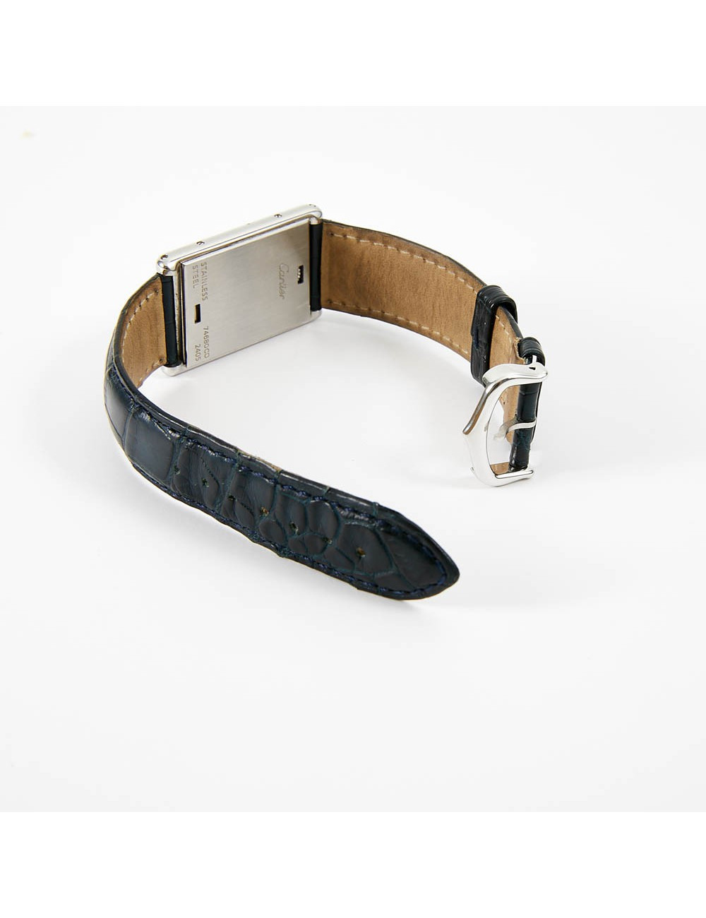 Montre TANK basculante CARTIER acier