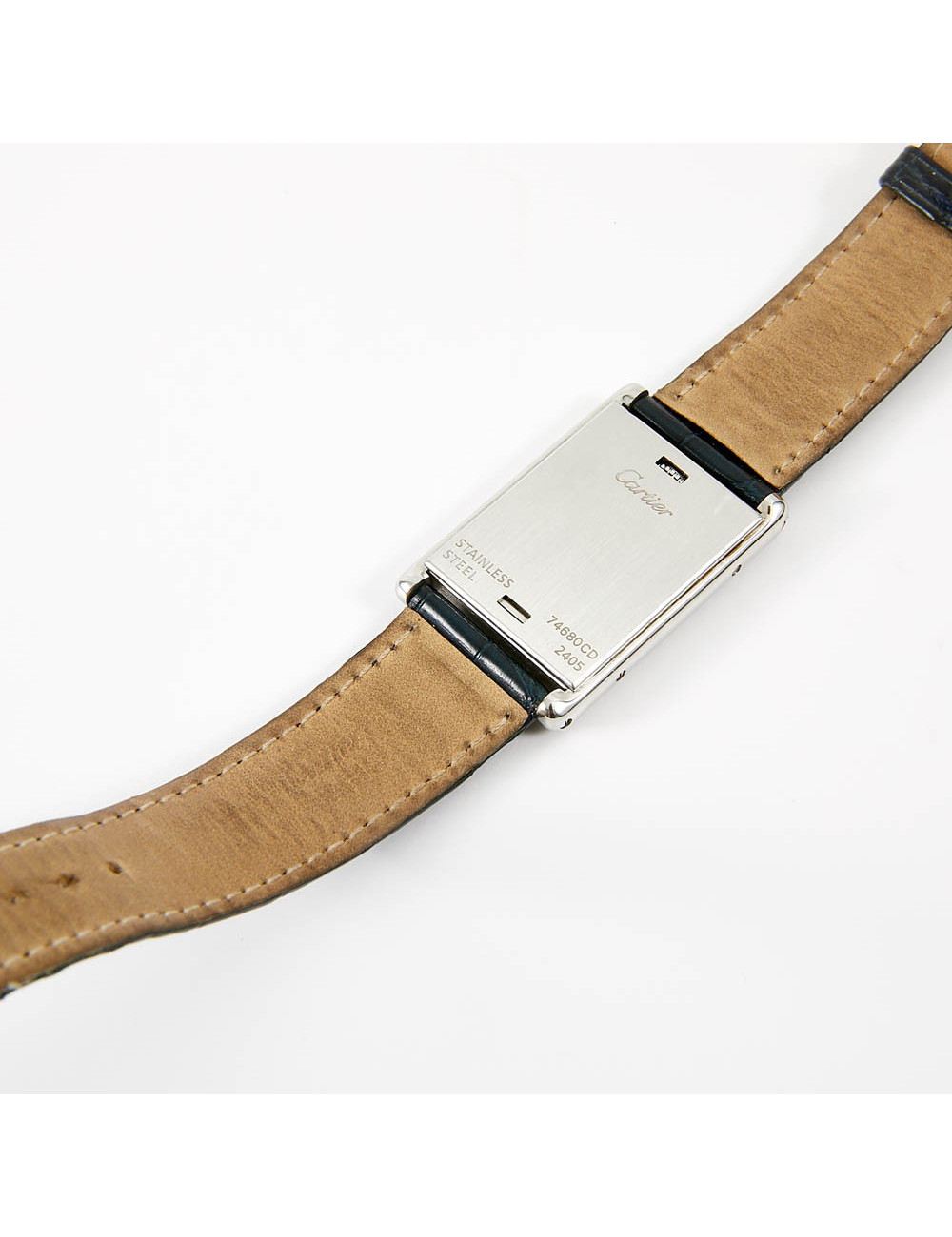 Montre TANK basculante CARTIER acier