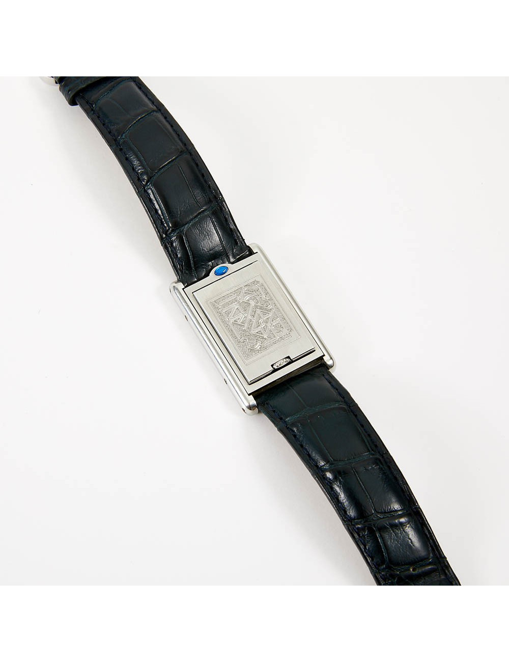 Montre TANK basculante CARTIER acier