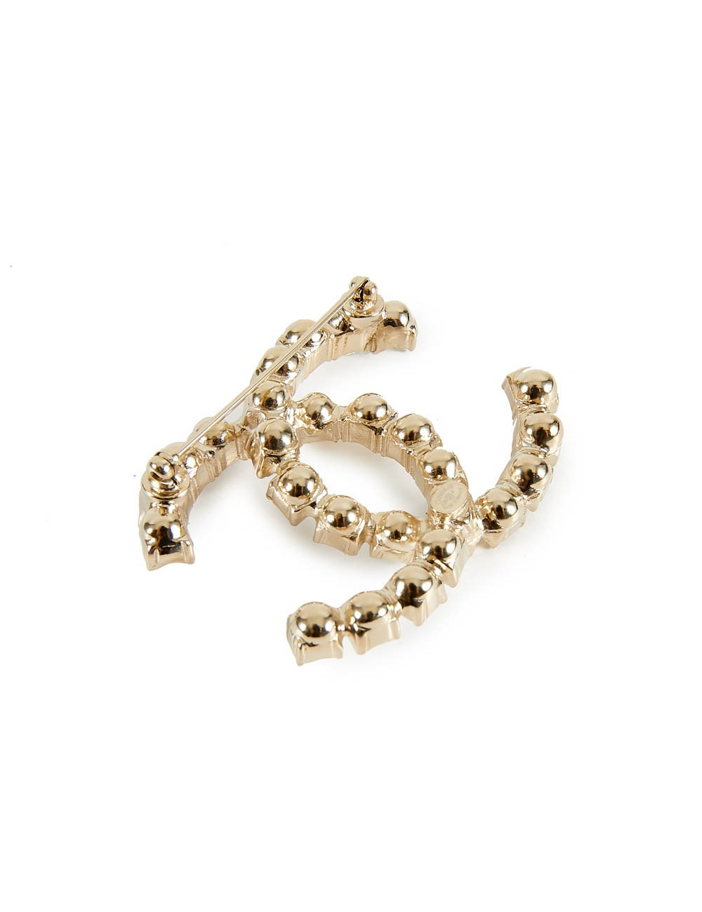 printemps 2020 Broche CHANEL doré et cristal