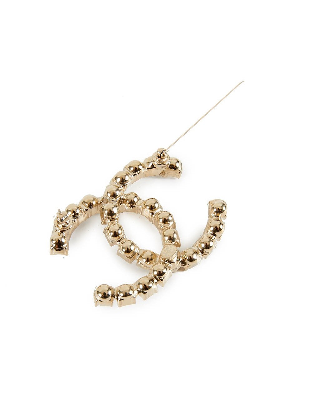 printemps 2020 Broche CHANEL doré et cristal
