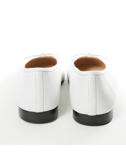 Ballerines CHANEL T40 bicolore blanc et noir