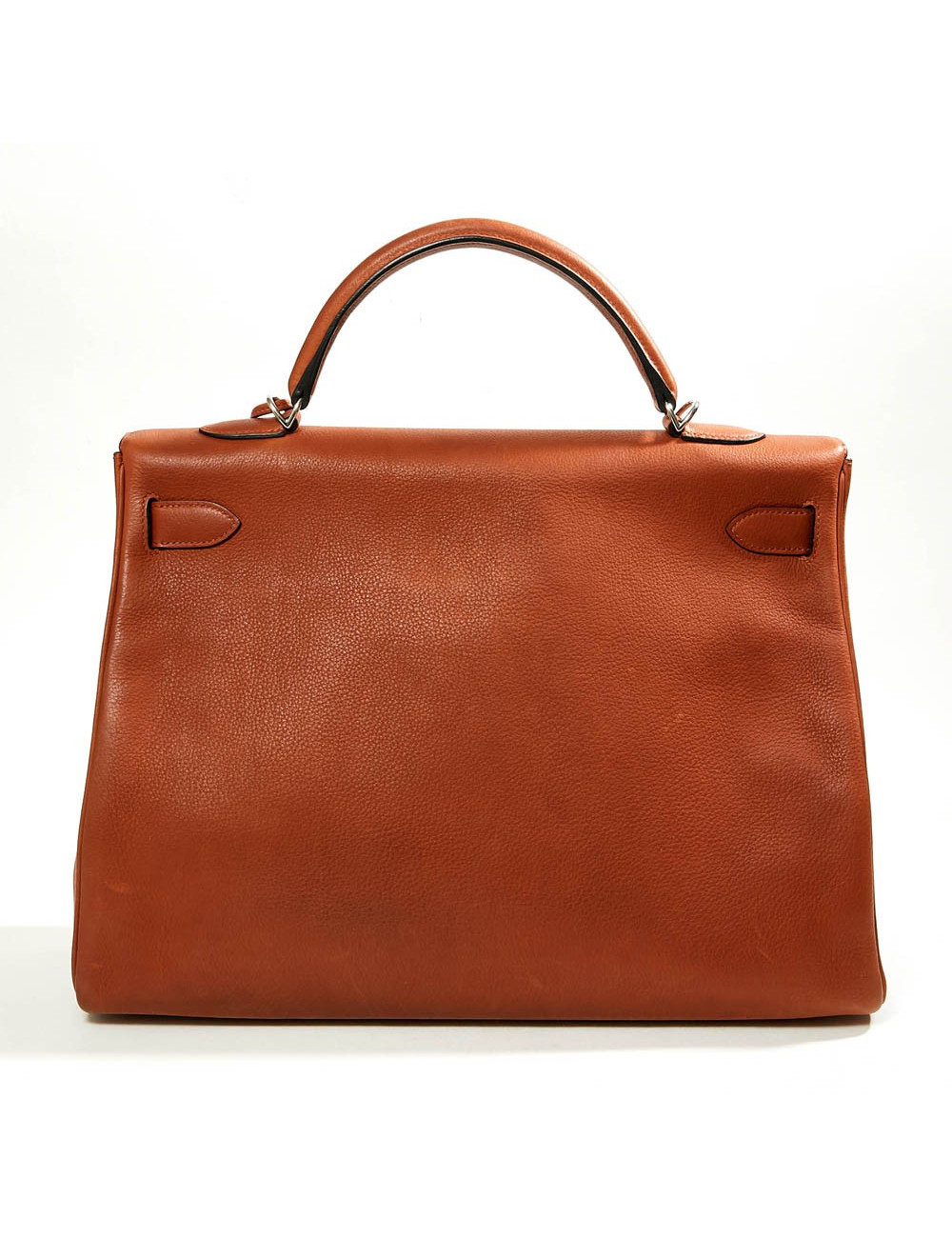 Kelly 40 HERMES cuir grainé fauve
