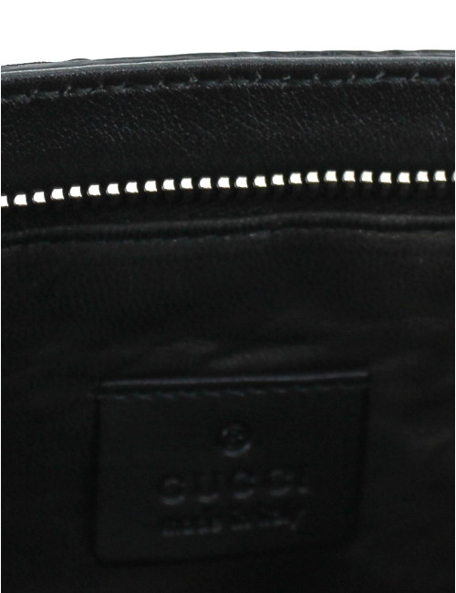 Pochette GUCCI en crococdile noir 