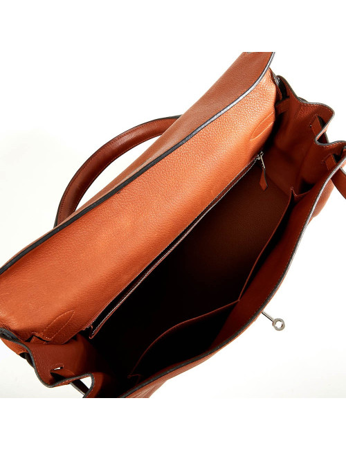 Kelly II 40  retourné HERMES taurillon saddle fauve