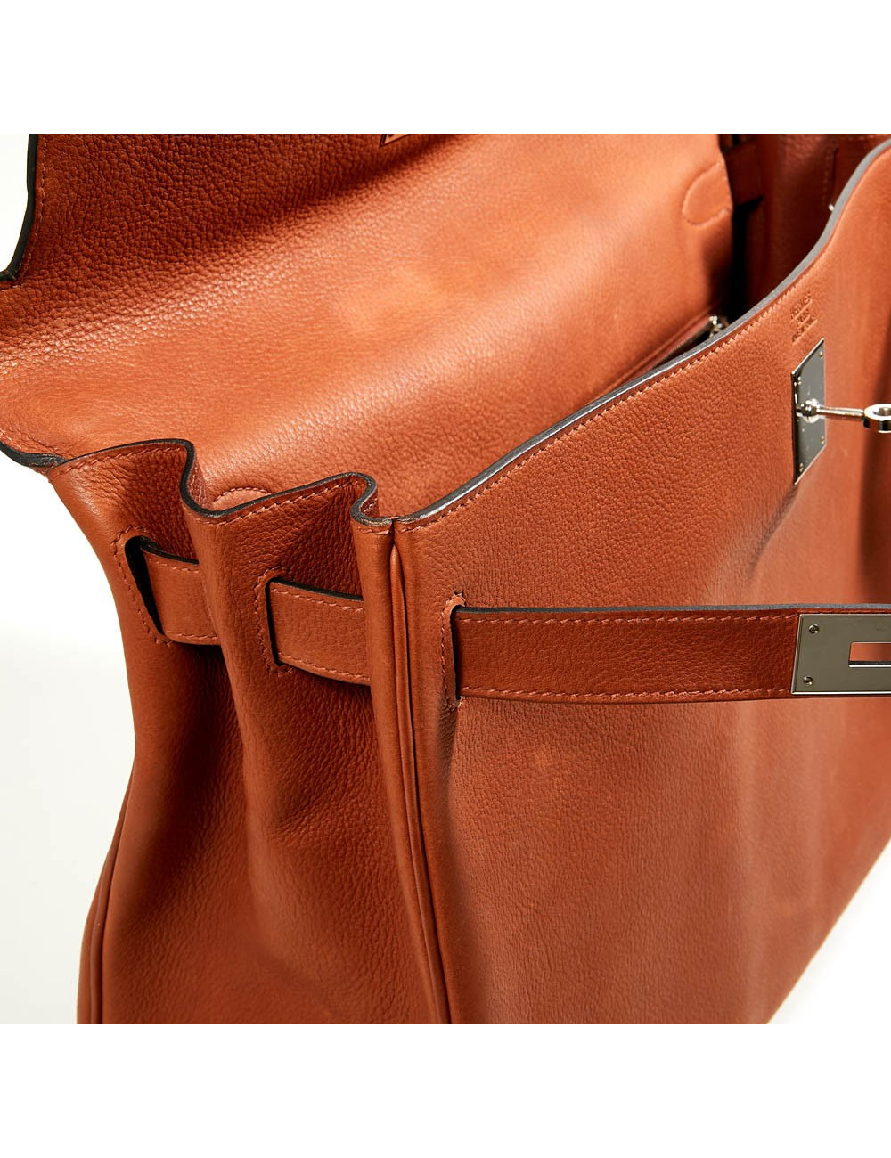 Kelly II 40  retourné HERMES taurillon saddle fauve