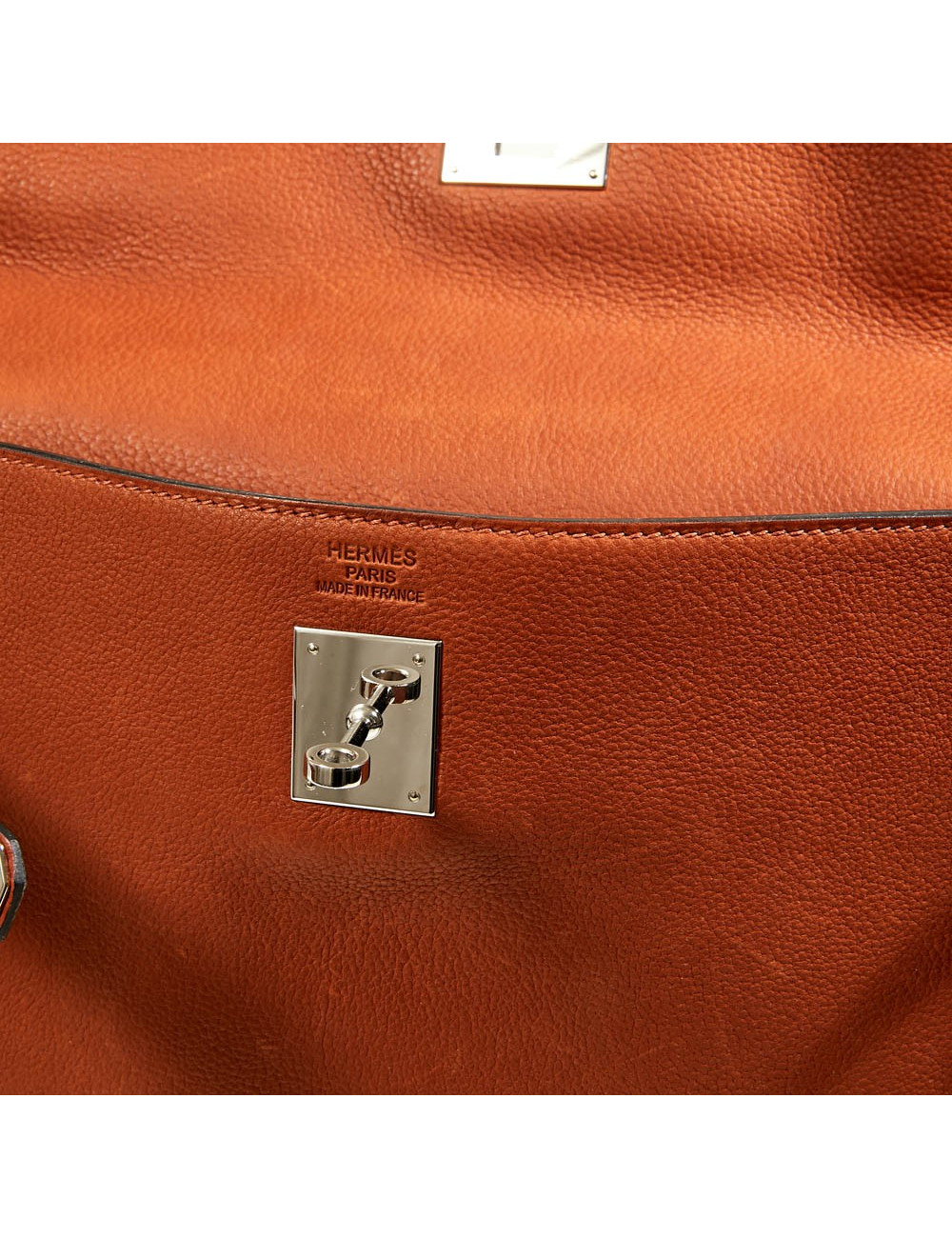 Kelly II 40  retourné HERMES taurillon saddle fauve