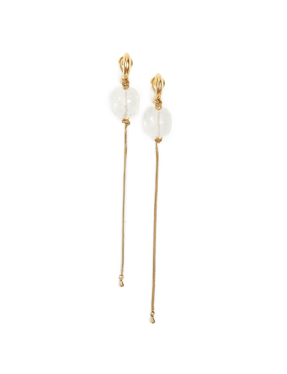 Boucles d'oreille GOOSSENS cristal de roche