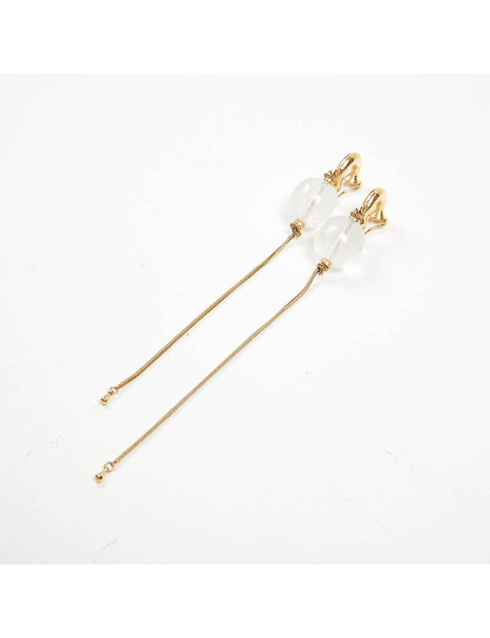 Boucles d'oreille GOOSSENS cristal de roche