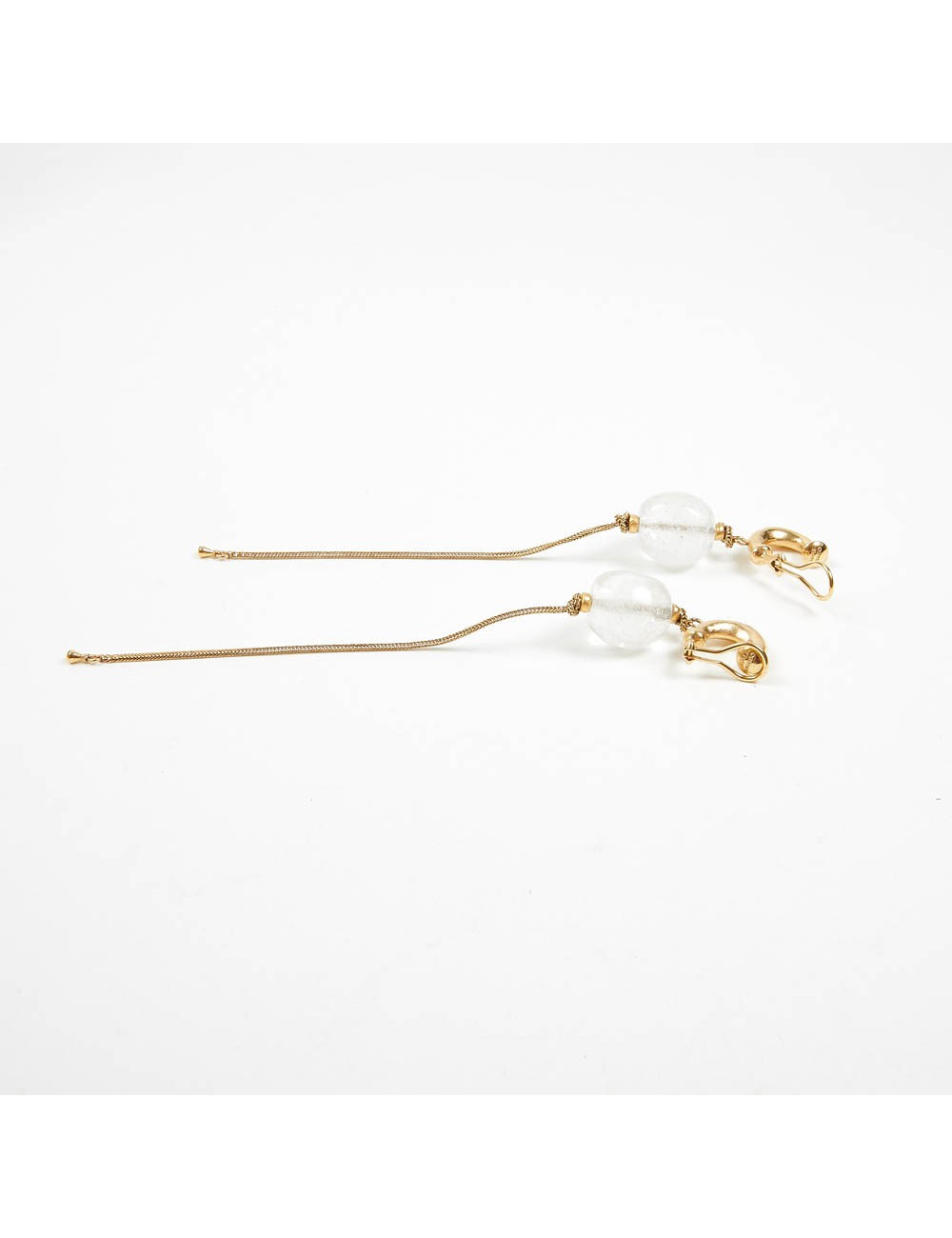 Boucles d'oreille GOOSSENS cristal de roche