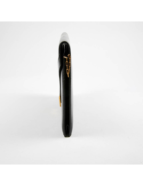 Pochette HERMES Vintage cuir box noir