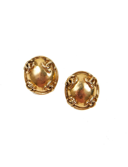 Boucles d'oreille CHANEL Clips Vintage