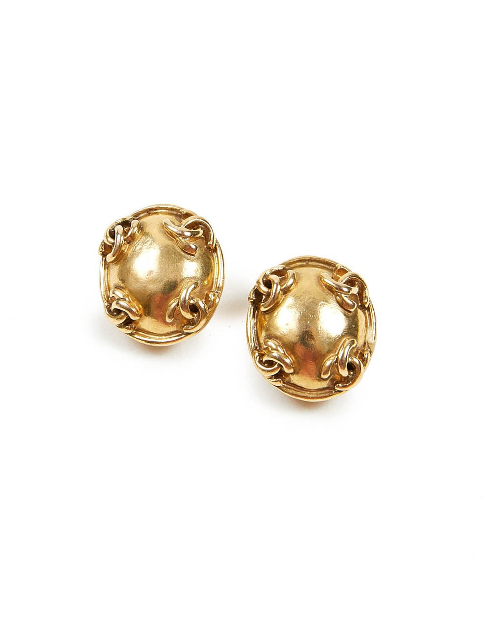 Boucles d'oreille CHANEL Clips Vintage