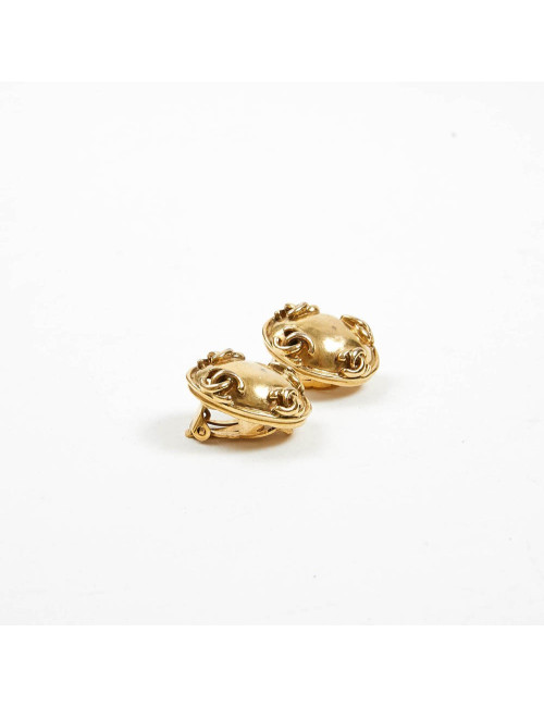 Boucles d'oreille CHANEL Clips Vintage