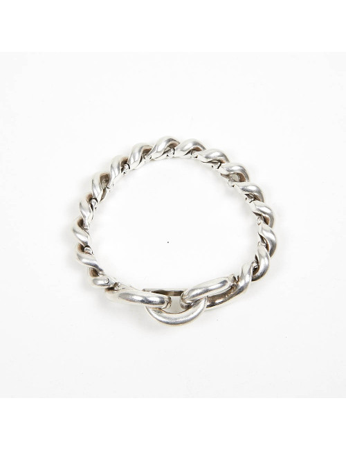 Bracelet Torsade HERMES argent 925/°°°