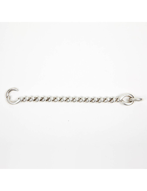 Bracelet Torsade HERMES argent 925/°°°