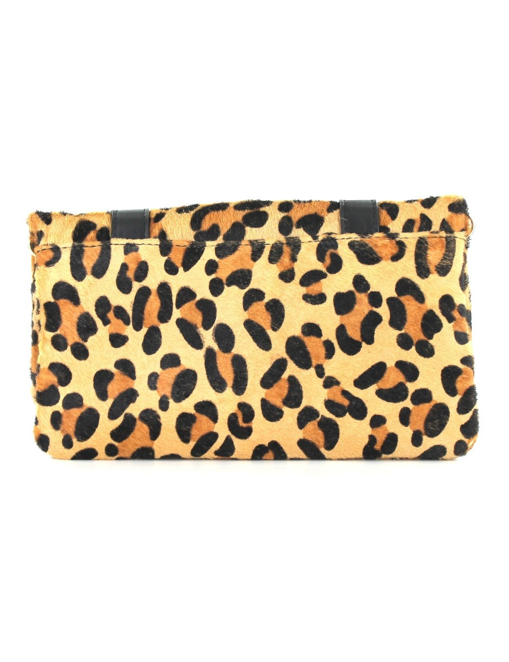 Petit sac JIMMY CHOO en poulain imprimé léopard