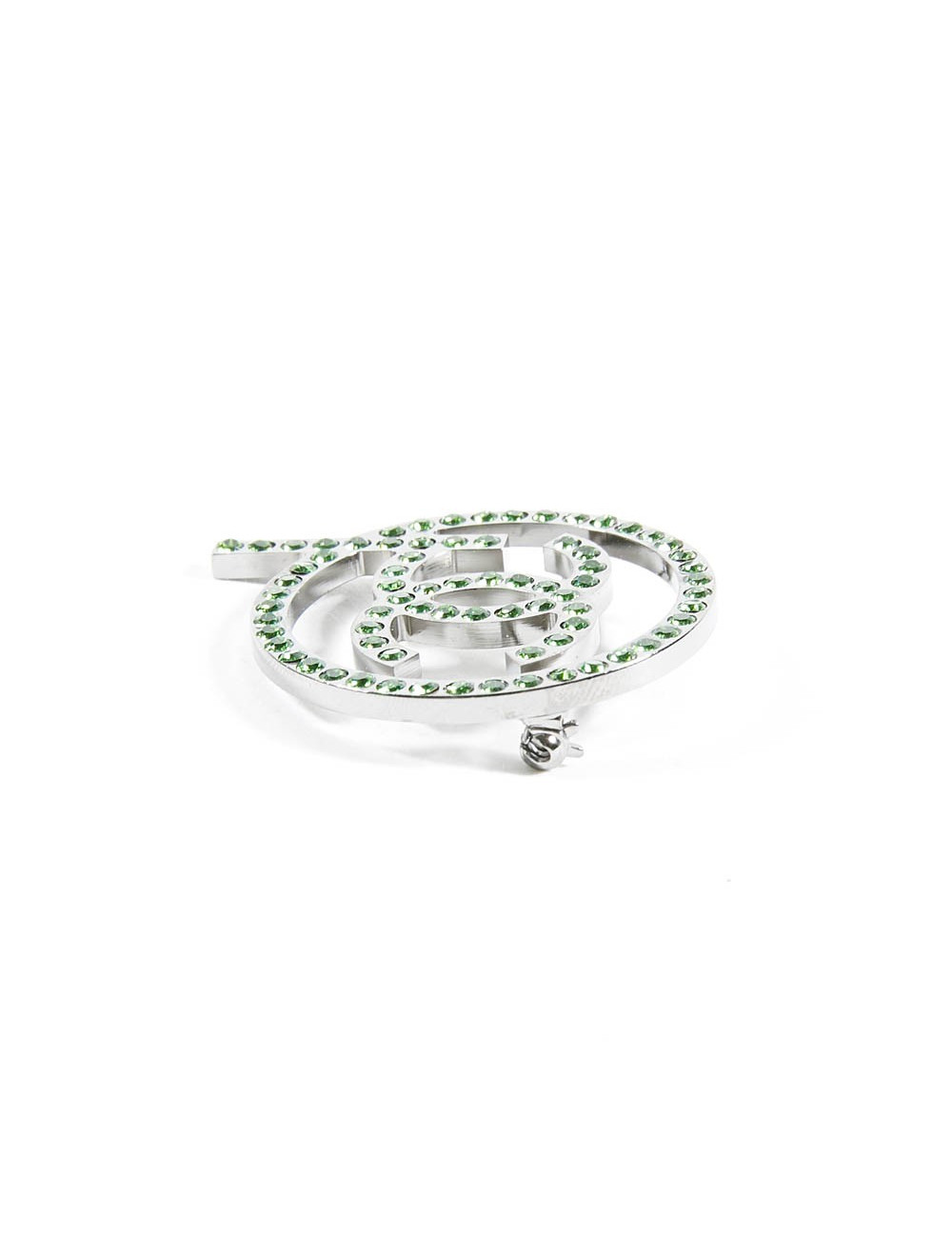 Broche CHANEL verte