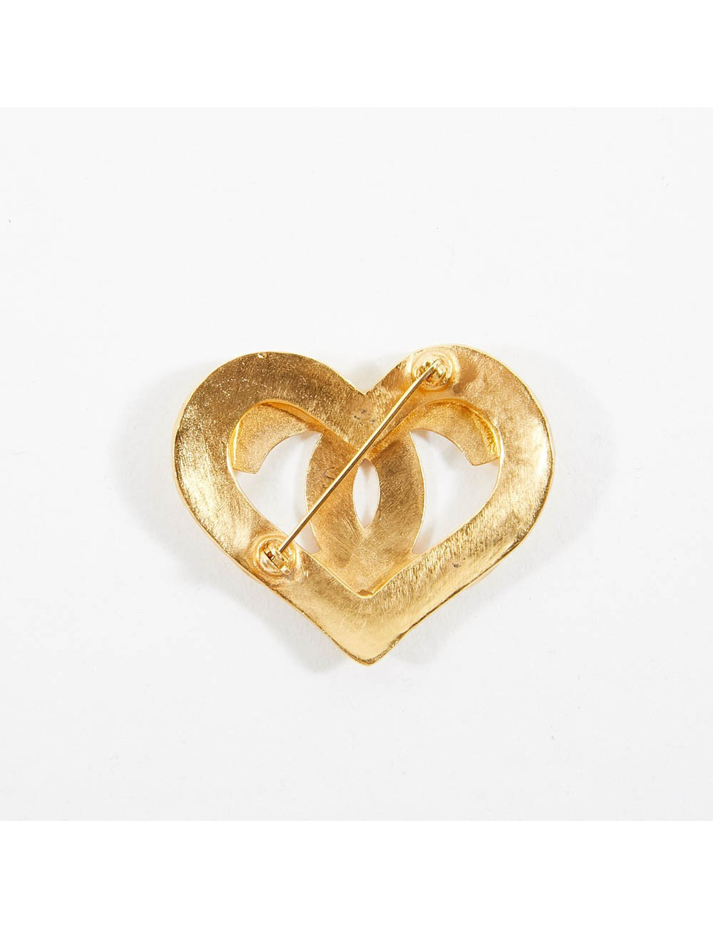 Broche coeur CHANEL Vintage