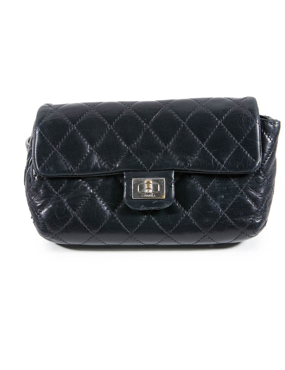 Ceinture Pochette CHANEL cuir matelassé noir