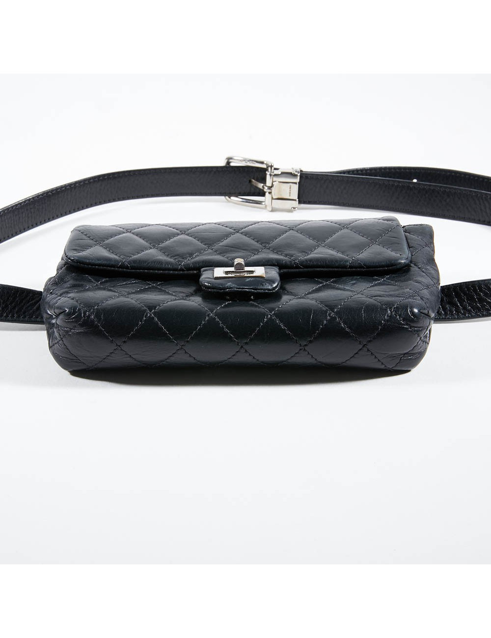 Ceinture Pochette CHANEL cuir matelassé noir