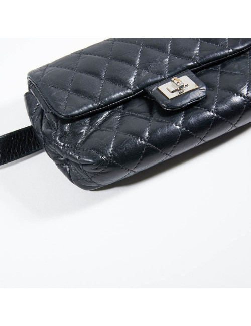 Ceinture Pochette CHANEL cuir matelassé noir