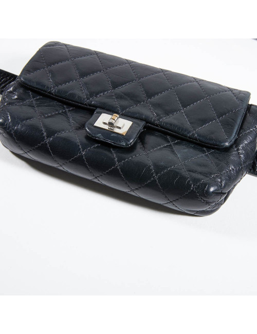 Ceinture Pochette CHANEL cuir matelassé noir