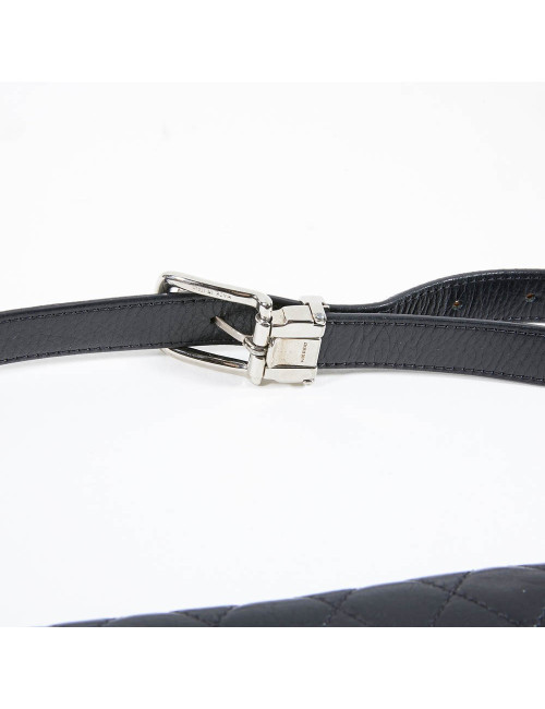 Ceinture Pochette CHANEL cuir matelassé noir