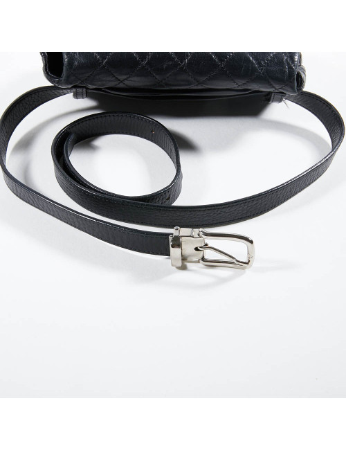 Ceinture Pochette CHANEL cuir matelassé noir