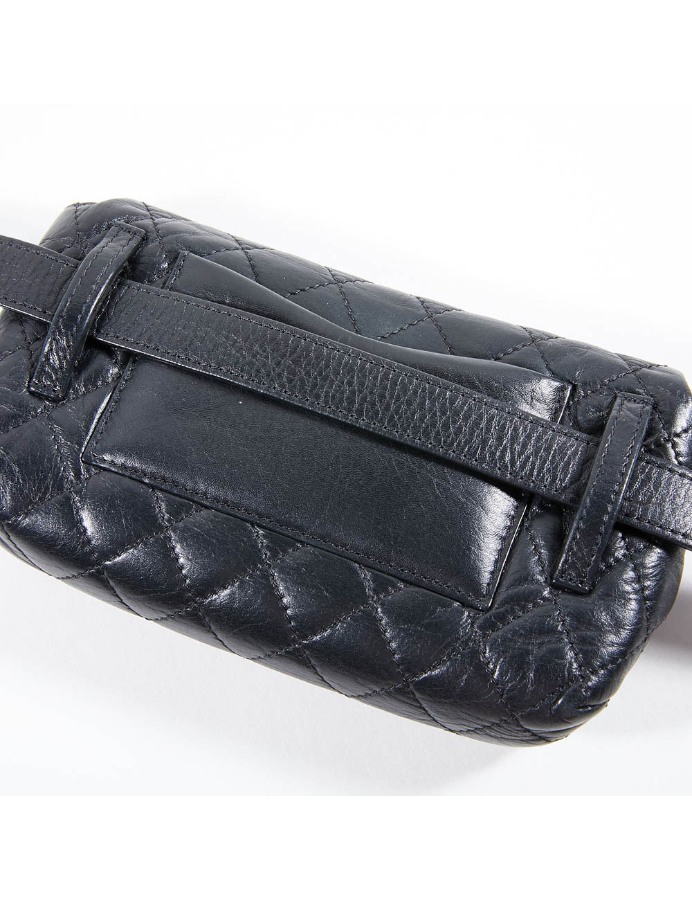 Ceinture Pochette CHANEL cuir matelassé noir