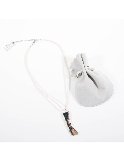 Collier DIOR ruban métal 