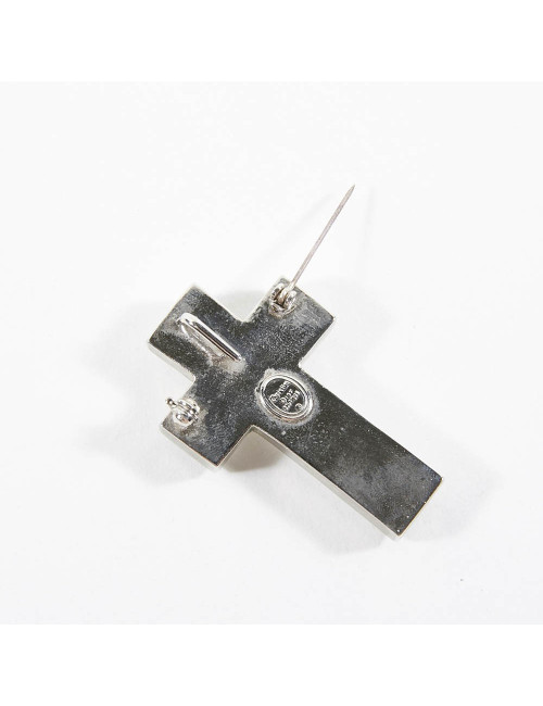 Pendentif broche CHRISTIAN DIOR Croix