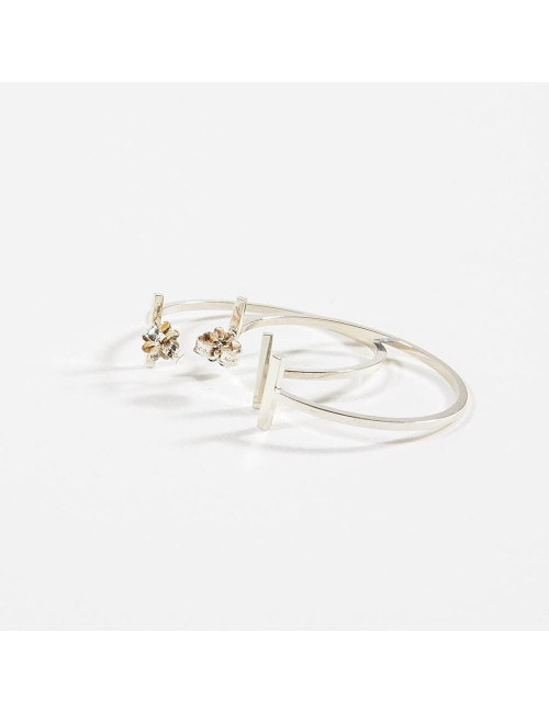 Créoles TIFFANY & Co argent 925/°°°