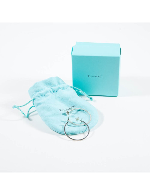 Créoles TIFFANY & Co argent 925/°°°