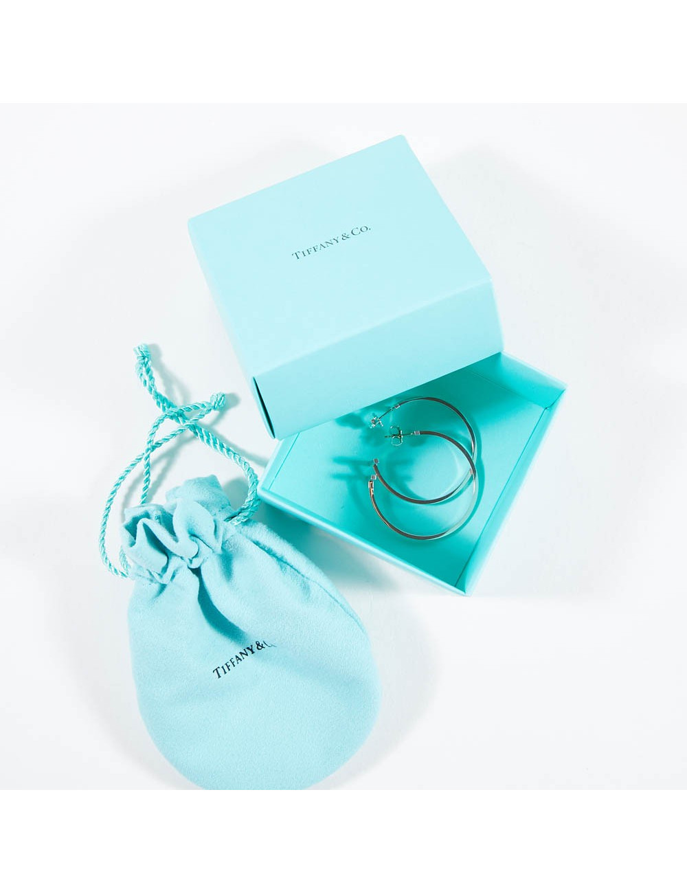 Créoles TIFFANY & Co argent 925/°°°