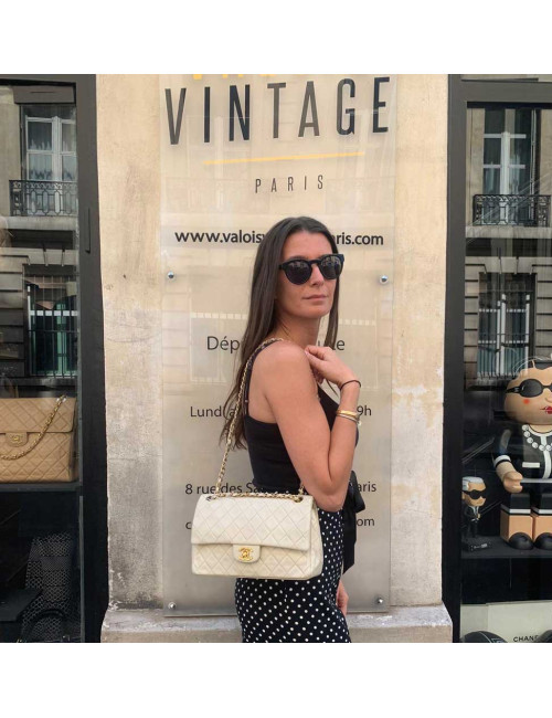 Sac CHANEL classique beige 