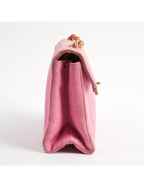 Sac CHANEL en ottoman rose