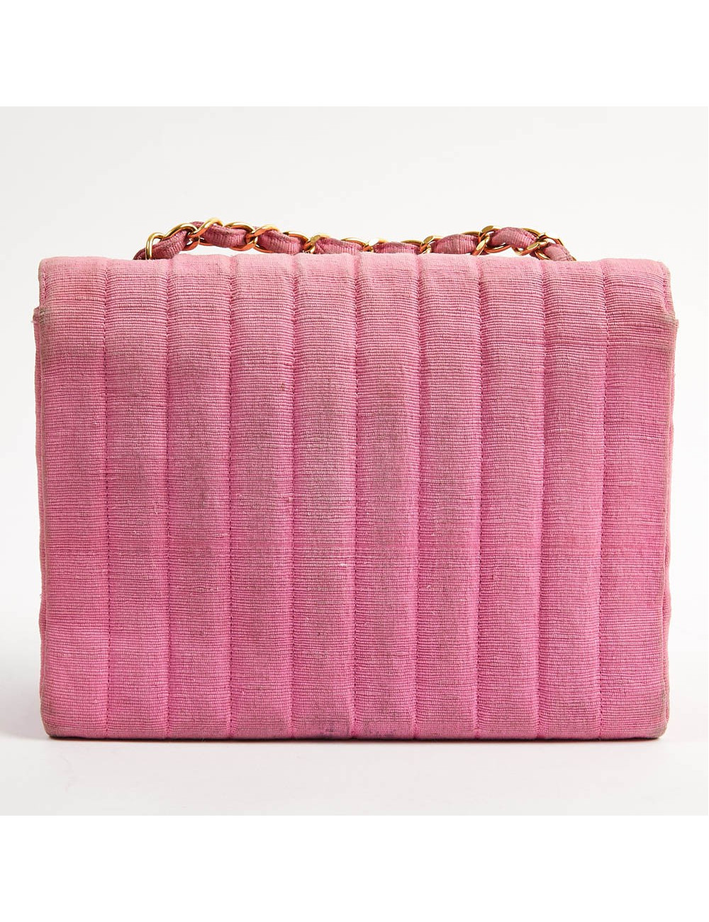 Sac CHANEL en ottoman rose