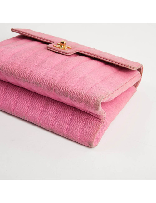 Sac CHANEL en ottoman rose