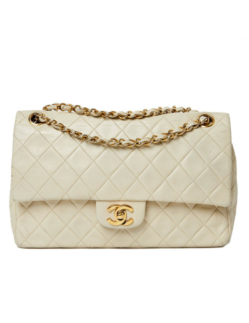 Timeless CHANEL cuir d'agneau matelassé gold
