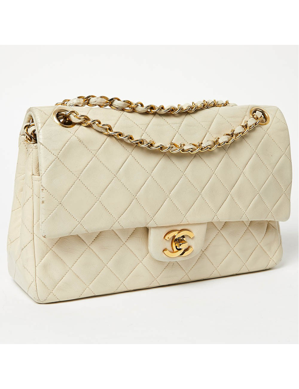 Sac CHANEL classique beige 
