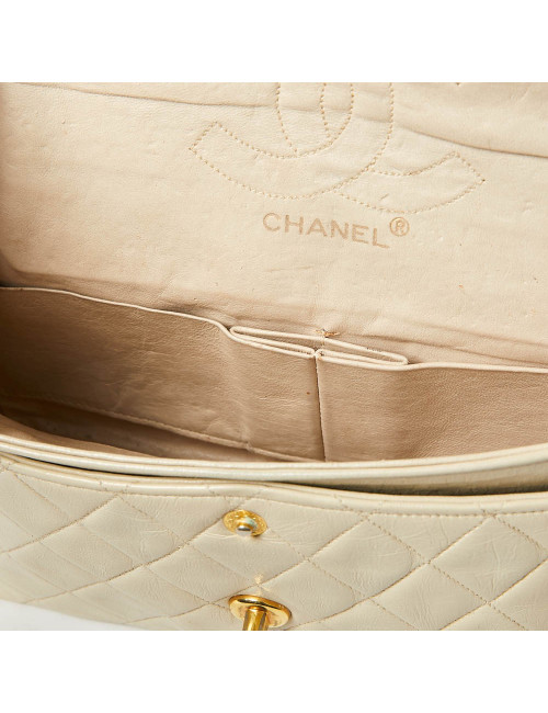 Sac CHANEL classique beige 