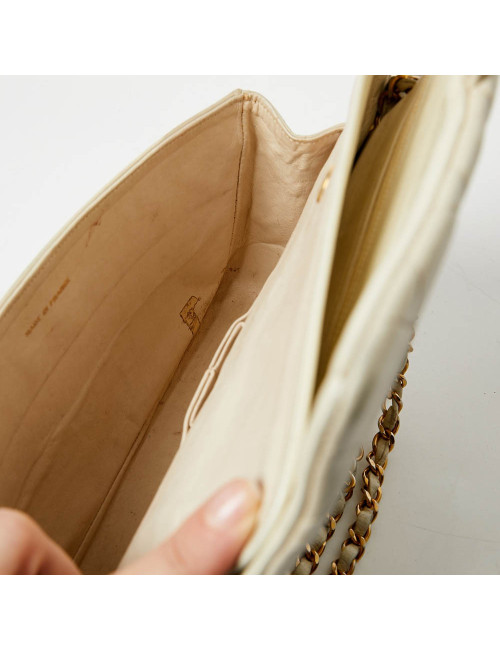 Sac CHANEL classique beige 