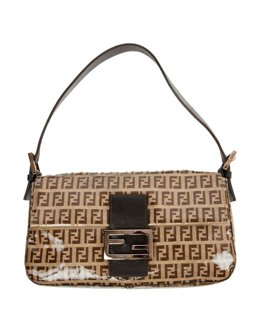 Baguette FENDI monogramme toile 