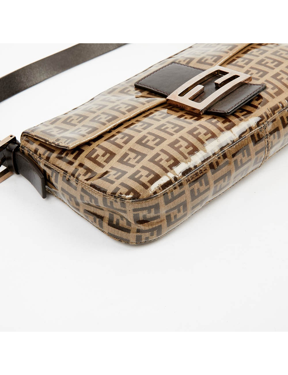 Baguette FENDI monogramme toile 