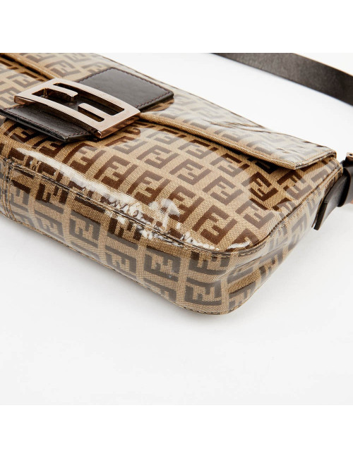 Baguette FENDI monogramme toile 