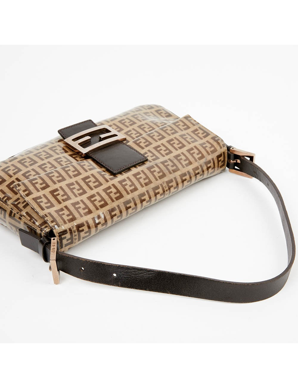 Baguette FENDI monogramme toile 