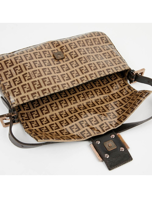 Baguette FENDI monogramme toile 